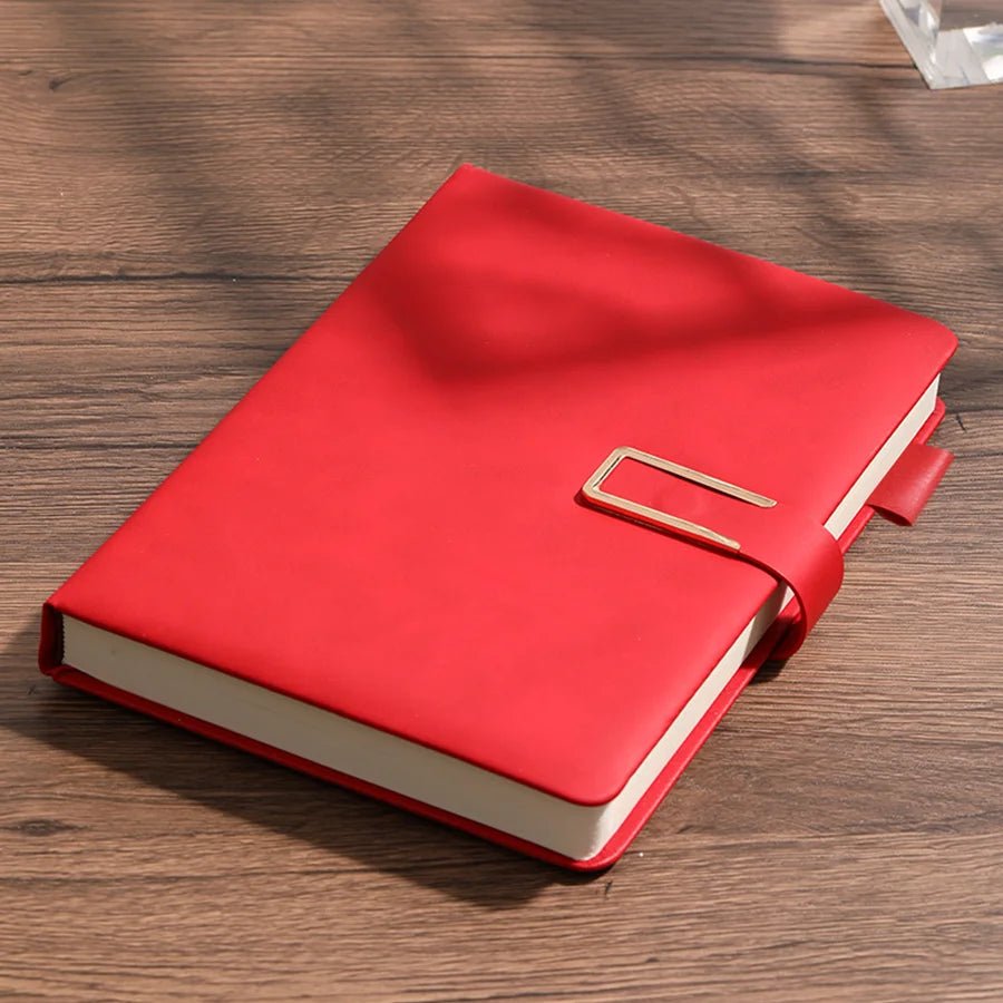 Vintage A5 leather notebook with personalized soft cover - perfect for business meetings and college life - Checkouts UK