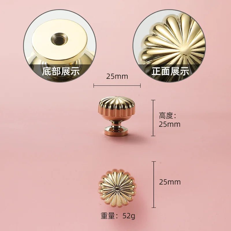 Vintage Brass Furniture Handles Bronze Handles for Cabinets and Drawers Hardware Fitting Kitchen Cabinet Drawer Handles - Checkouts USA