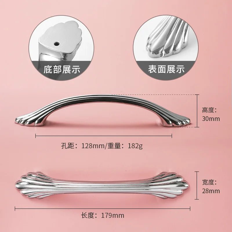 Vintage Brass Furniture Handles Bronze Handles for Cabinets and Drawers Hardware Fitting Kitchen Cabinet Drawer Handles - Checkouts USA