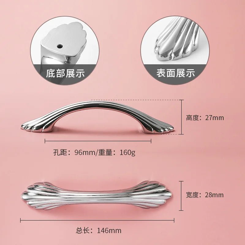 Vintage Brass Furniture Handles Bronze Handles for Cabinets and Drawers Hardware Fitting Kitchen Cabinet Drawer Handles - Checkouts USA