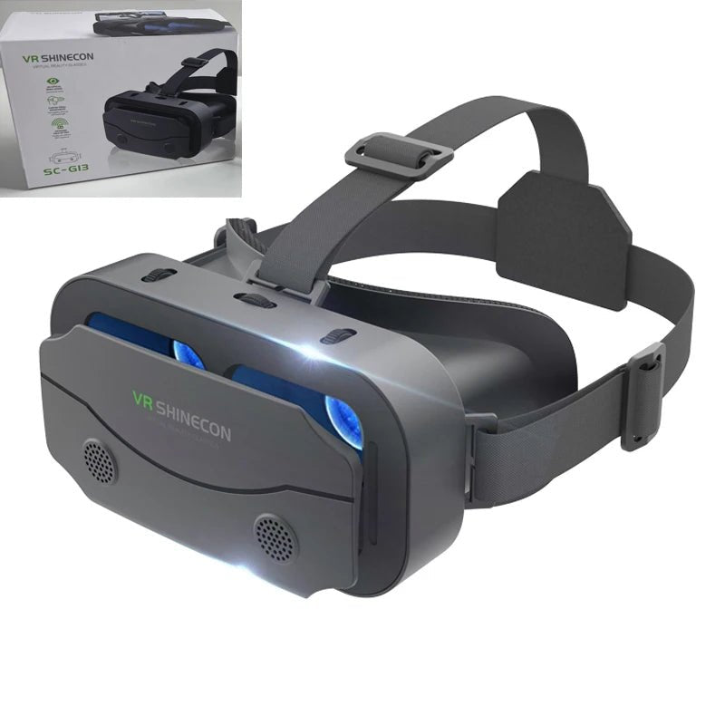 VR Glasses Virtual Reality Headset Viar Devices Helmet 3D Lenses Smart Goggles For Smartphones Phone Mobile Gogle Game Accessory - Checkouts UK