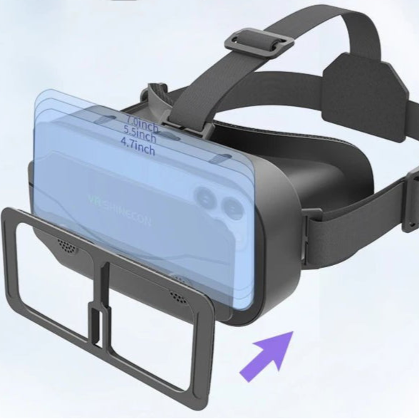 VR Glasses Virtual Reality Headset Viar Devices Helmet 3D Lenses Smart Goggles For Smartphones Phone Mobile Gogle Game Accessory - Checkouts UK