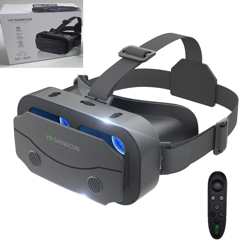 VR Glasses Virtual Reality Headset Viar Devices Helmet 3D Lenses Smart Goggles For Smartphones Phone Mobile Gogle Game Accessory - Checkouts UK