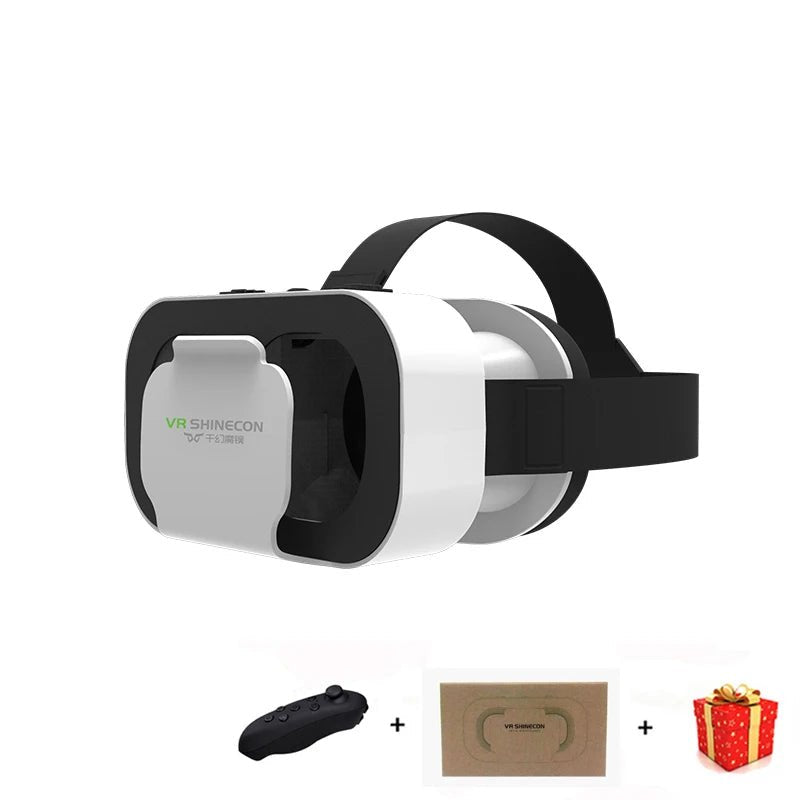 VR Glasses Virtual Reality Headset Viar Devices Helmet 3D Lenses Smart Goggles For Smartphones Phone Mobile Gogle Game Accessory - Checkouts UK