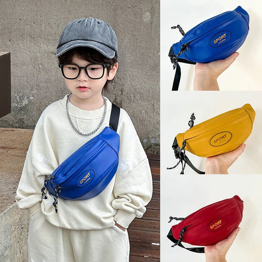 Waist Bag Children Fanny Pack Purse Travel CrossBody Fashion Kids Belt Shoulder Bum Bag for Girl Boy Sport Chest Bags - Checkouts UK