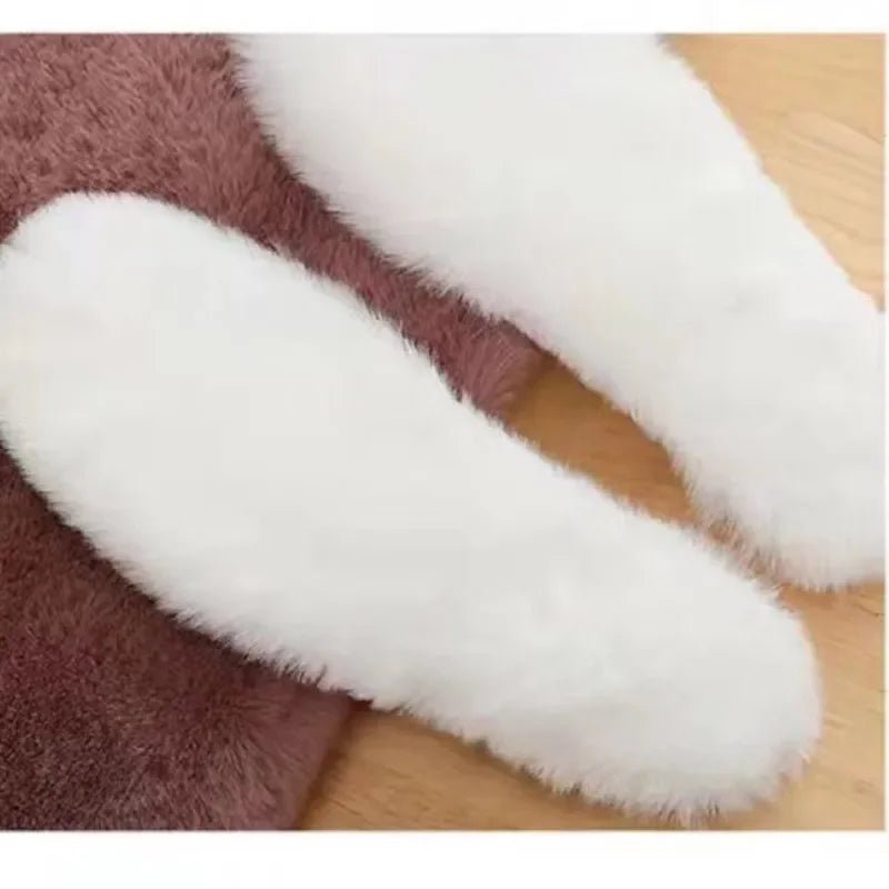 Warm Imitation Rabbit Fur Insoles Winter Warm Plush Men Women Insoles Soft Thick Winter Warm Insole Men's and Women's Insole - Checkouts UK