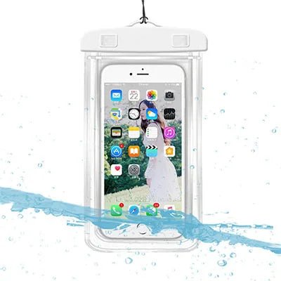 Waterproof Phone Pouch Drift Diving Swimming Bag Underwater Dry Bag Case Cover For Phone Water Sports Beach Pool Skiing 6 inch - Checkouts UK