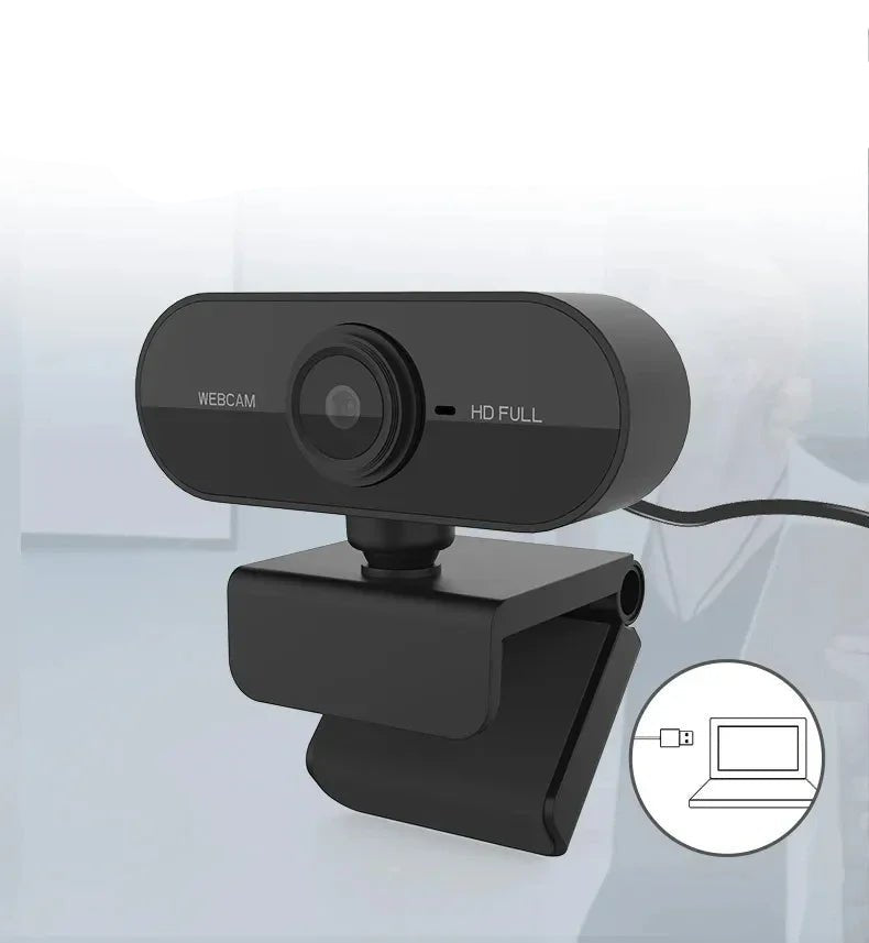 Web Camera For Work With Microphone Tripod Camera 1080P HD Computer HD USB Camera Built In Microphone USB Network Camera - Checkouts UK