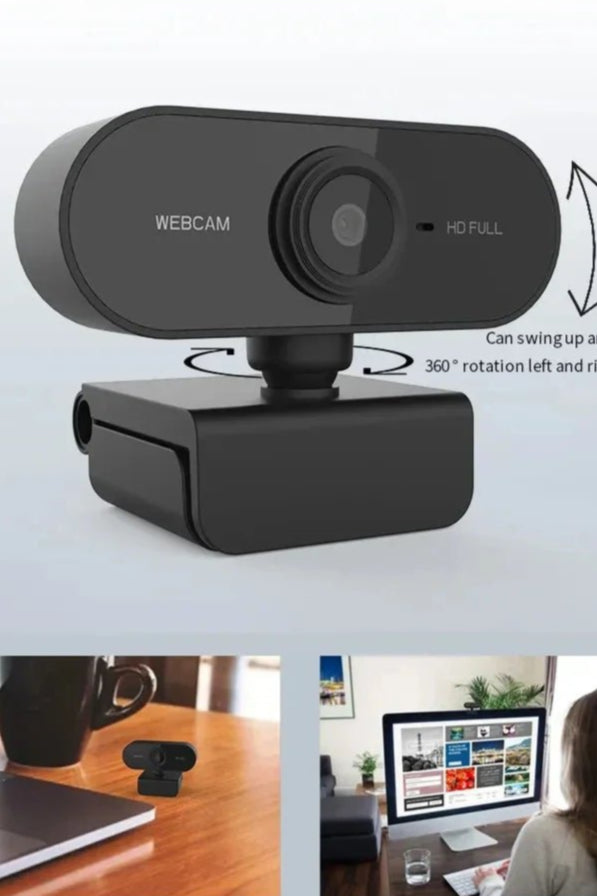 Web Camera For Work With Microphone Tripod Camera 1080P HD Computer HD USB Camera Built In Microphone USB Network Camera - Checkouts UK