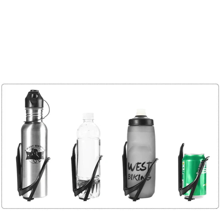 WEST BIKNG Cycling Water Bottle Cage Multicolor Bottle Bracket Lightweight One - piece MTB Road Bike Bottle Cage Drink Cup Stand - Checkouts UK