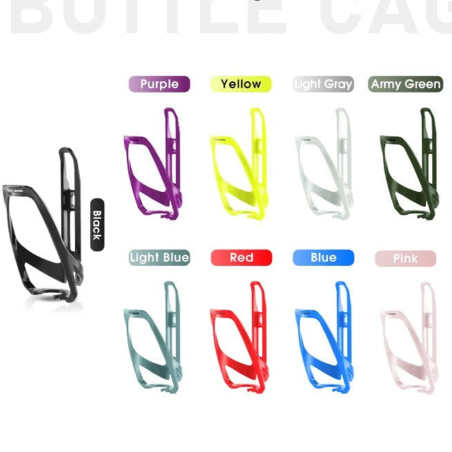 WEST BIKNG Cycling Water Bottle Cage Multicolor Bottle Bracket Lightweight One - piece MTB Road Bike Bottle Cage Drink Cup Stand - Checkouts UK