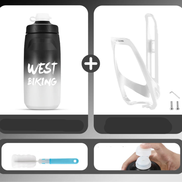 WEST BIKNG Cycling Water Bottle Cage Multicolor Bottle Bracket Lightweight One - piece MTB Road Bike Bottle Cage Drink Cup Stand - Checkouts UK
