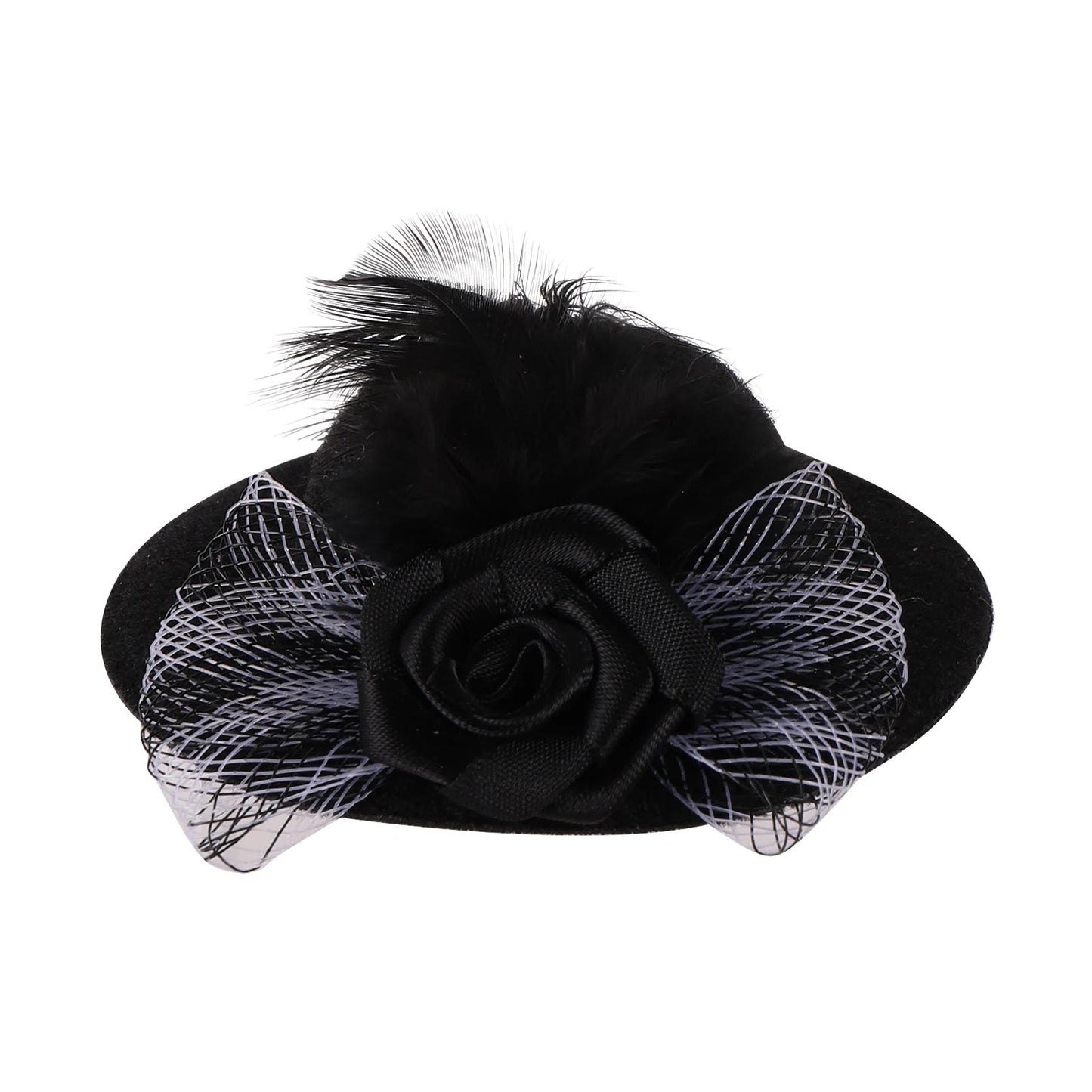 Wholesale Bulk 1 Pc Pet Hen Decorative Hat Velvet Large Silk Flower Topper Hamster Lizard Hat Adjustable Parrot Topper Pet Fashion Clothing - Furbury