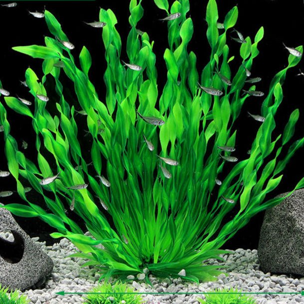 Wholesale Bulk 1pc Artificial Underwater Plants Aquarium Fish Tank Seaweed Decoration Green Purple Water Grass Viewing Decorations for Home - Furbury