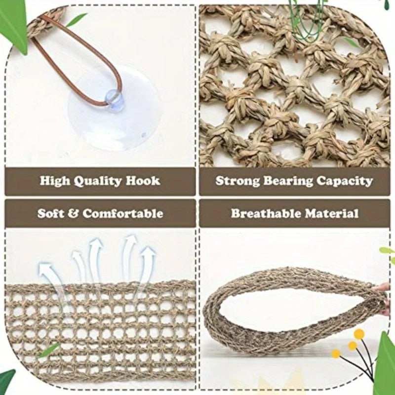 Wholesale Bulk 1PC Bearded Dragon Hammock Reptile Lounger for Chameleon Lizards Gecko Snakes Lguana Reptiles Geckos Grass Cushion Pet Bed Swing - Furbury