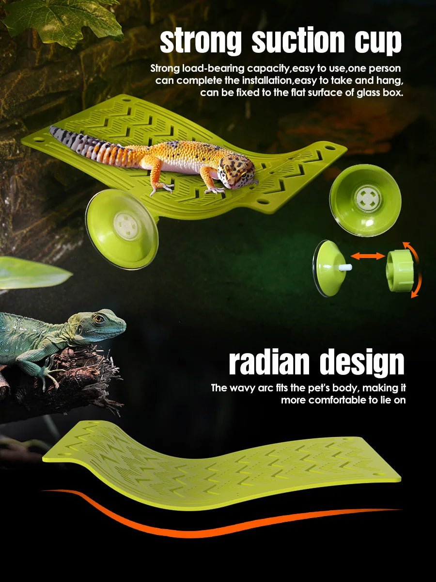 Wholesale Bulk 1pc Reptile Hammock Swing Perch, Durable Plastic Climbing Hanging Bed for Lizards, Geckos, Frogs, Snakes, Spiders - Pet Play - Furbury