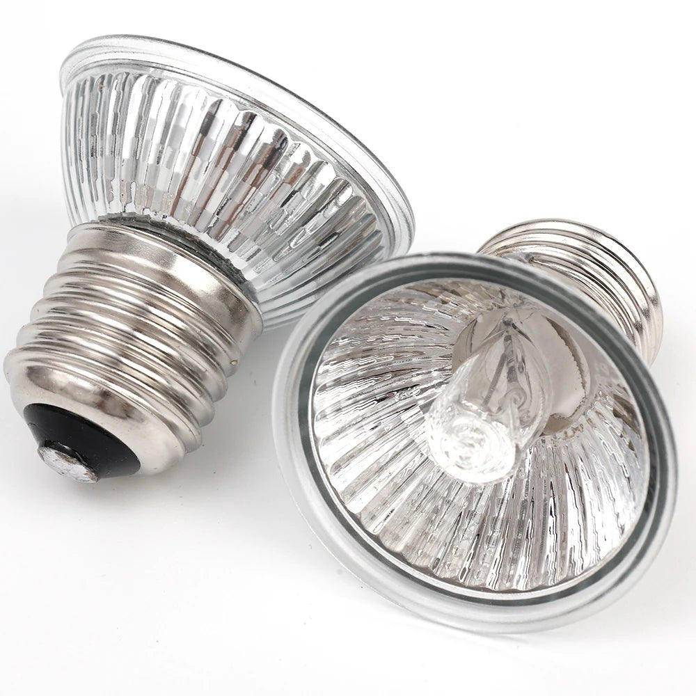 Wholesale Bulk 25/50/75W UVB Reptile Lamp Bulb Tortoise Basking UV E27 Bulbs Amphibians Pet Snake Lizard Heating Sunlamp Calcium Supplement - Furbury