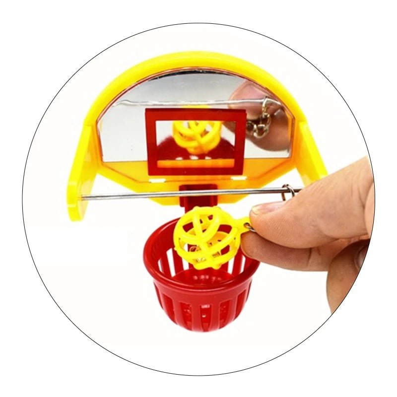Wholesale Bulk 367A Funny Parrot Birds Mini Basketball Hoop Props Parakeet Ball Chew Toy Pet Supplies - Furbury