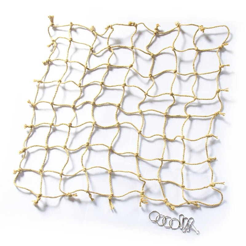 Wholesale Bulk 40*40cm Parrot Climbing Net Bird Toy Swing Rope Net Bird Stand Net Hammock With Hook Bird Hanging Climbing Chewing Biting Toys - Furbury