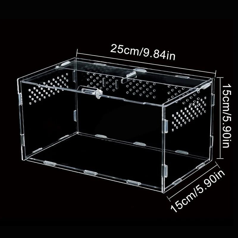 Wholesale Bulk Acrylic Terrarium Tank for Reptiles Breeding Box Terrarium Tank Clear Feeding Habitat - Terrarium Cage Tank - Furbury