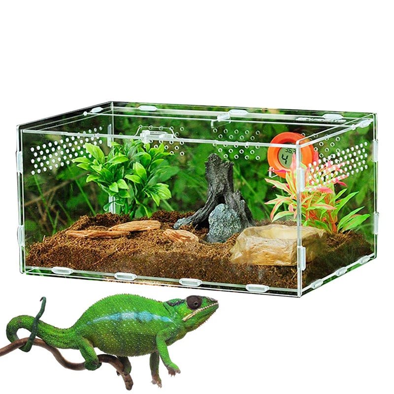 Wholesale Bulk Acrylic Terrarium Tank for Reptiles Breeding Box Terrarium Tank Clear Feeding Habitat - Terrarium Cage Tank - Furbury