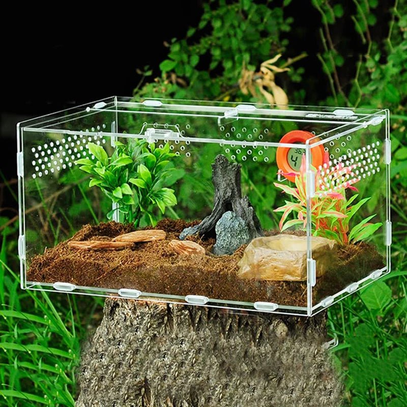 Wholesale Bulk Acrylic Terrarium Tank for Reptiles Breeding Box Terrarium Tank Clear Feeding Habitat - Terrarium Cage Tank - Furbury