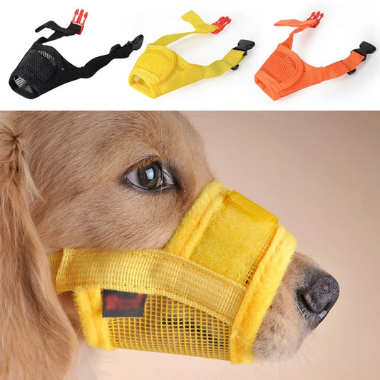 Wholesale Bulk Anti Barking Dog Muzzle for Dogs Adjustable Mesh Breathable Pet Mouth Muzzles Small Medium Large Dogs Anti - biting Pet Supplies - Furbury