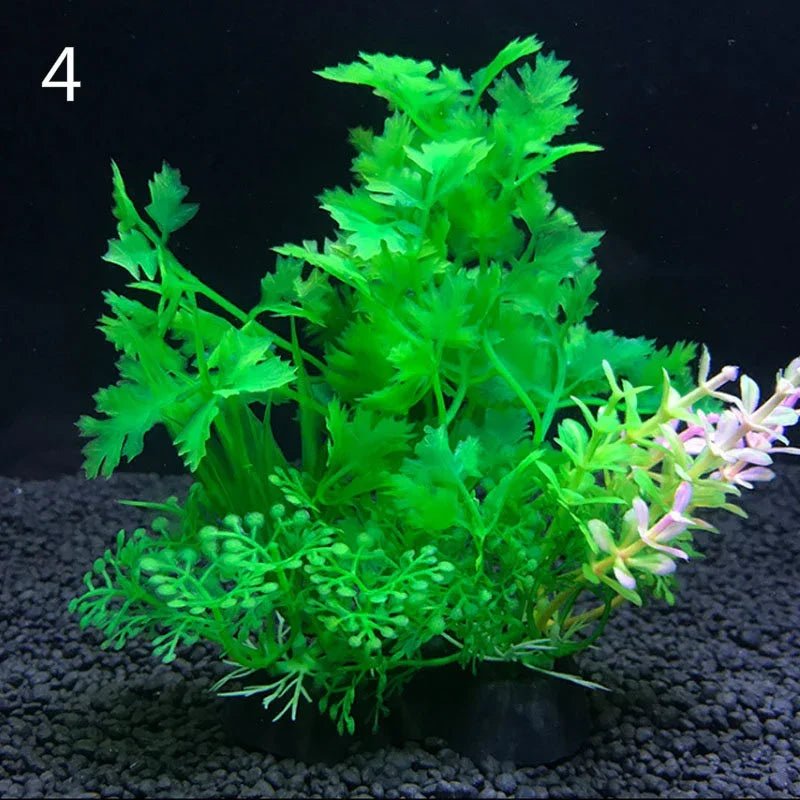 Wholesale Bulk Aquarium Artificial Decor Plants Simulation Water Weeds Ornament Fish Tank Plant Water Weeds Aquarium Grass Decoration 14cm - Furbury