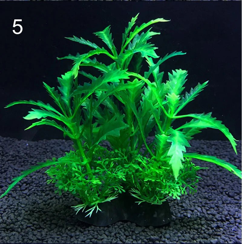Wholesale Bulk Aquarium Artificial Decor Plants Simulation Water Weeds Ornament Fish Tank Plant Water Weeds Aquarium Grass Decoration 14cm - Furbury