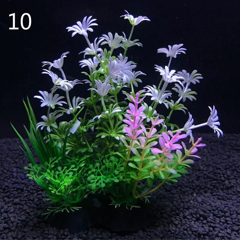 Wholesale Bulk Aquarium Artificial Decor Plants Simulation Water Weeds Ornament Fish Tank Plant Water Weeds Aquarium Grass Decoration 14cm - Furbury