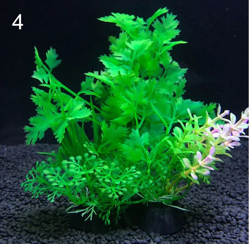 Wholesale Bulk Aquarium Artificial Decor Plants Simulation Water Weeds Ornament Fish Tank Plant Water Weeds Aquarium Grass Decoration 14cm - Furbury