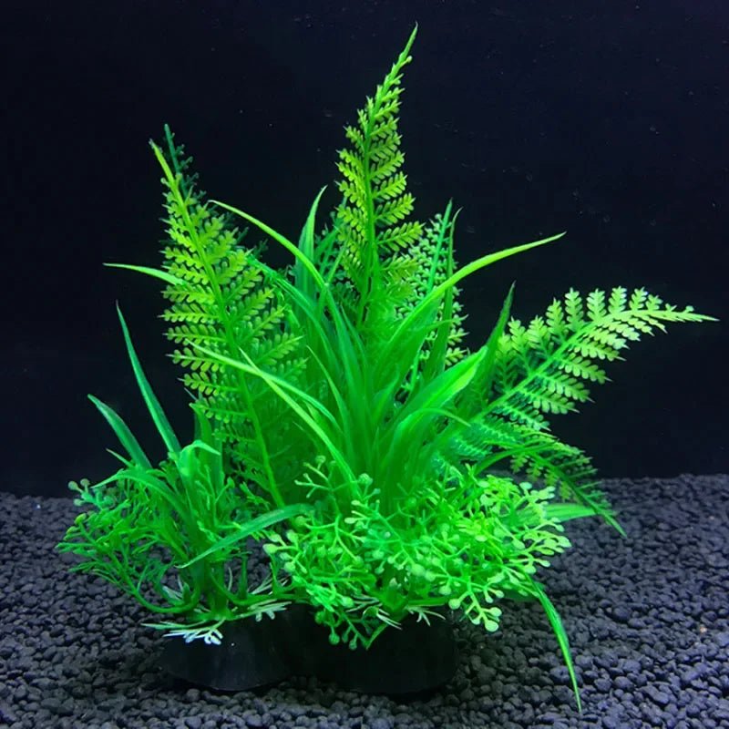 Wholesale Bulk Aquarium Artificial Decor Plants Simulation Water Weeds Ornament Fish Tank Plant Water Weeds Aquarium Grass Decoration 14cm - Furbury