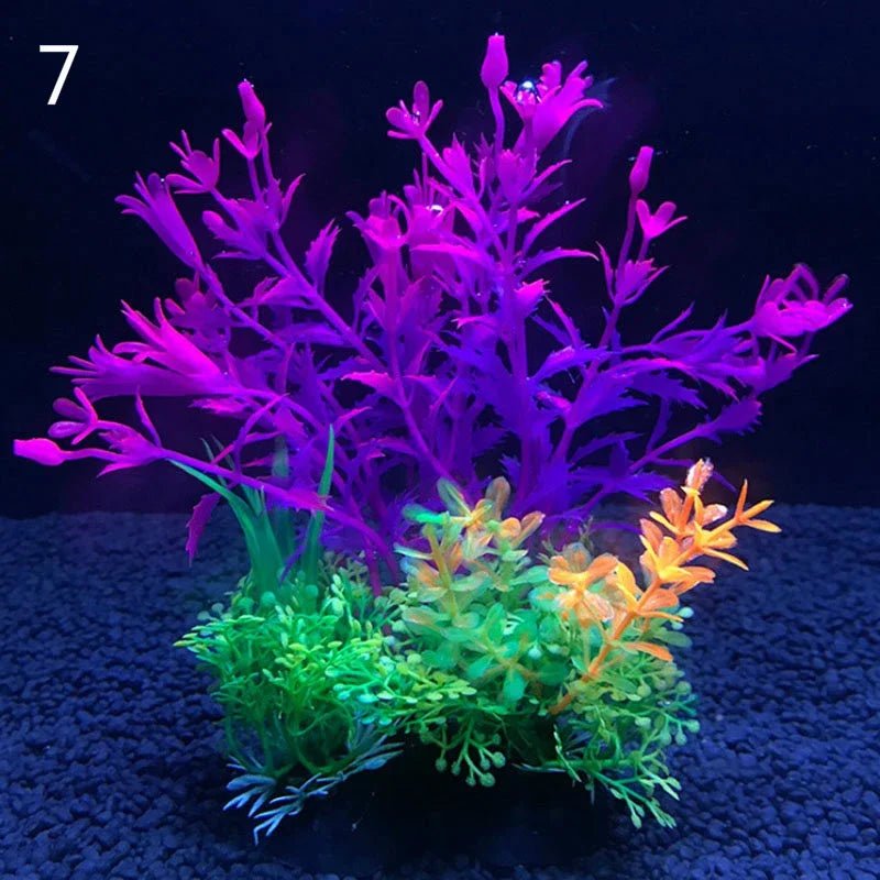Wholesale Bulk Aquarium Artificial Decor Plants Simulation Water Weeds Ornament Fish Tank Plant Water Weeds Aquarium Grass Decoration 14cm - Furbury