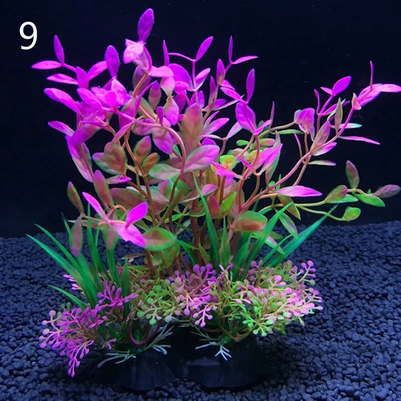 Wholesale Bulk Aquarium Artificial Decor Plants Simulation Water Weeds Ornament Fish Tank Plant Water Weeds Aquarium Grass Decoration 14cm - Furbury