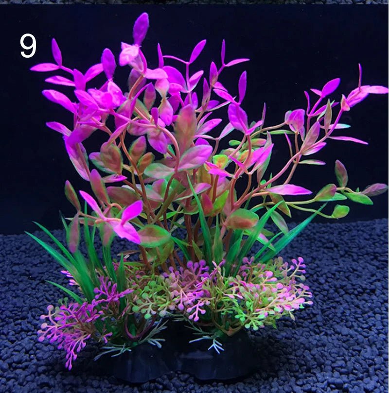 Wholesale Bulk Aquarium Artificial Decor Plants Simulation Water Weeds Ornament Fish Tank Plant Water Weeds Aquarium Grass Decoration 14cm - Furbury
