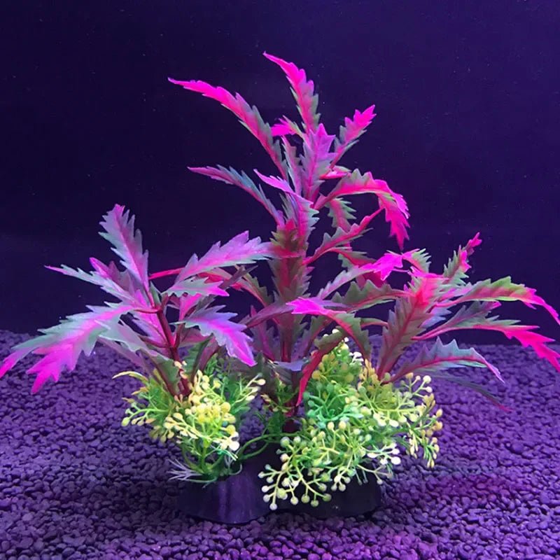 Wholesale Bulk Aquarium Artificial Decor Plants Simulation Water Weeds Ornament Fish Tank Plant Water Weeds Aquarium Grass Decoration 14cm - Furbury