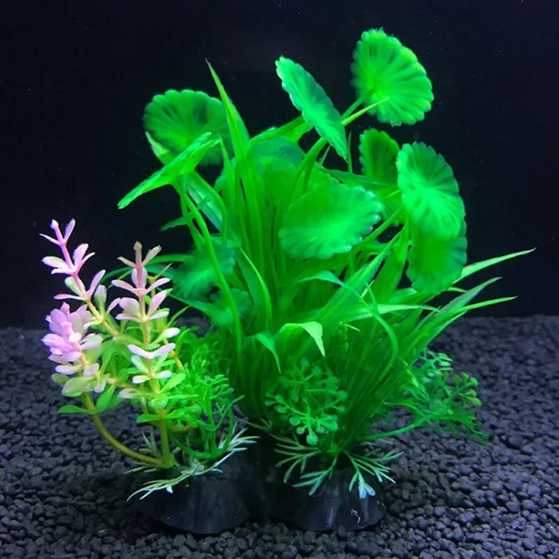 Wholesale Bulk Aquarium Artificial Decor Plants Simulation Water Weeds Ornament Fish Tank Plant Water Weeds Aquarium Grass Decoration 14cm - Furbury
