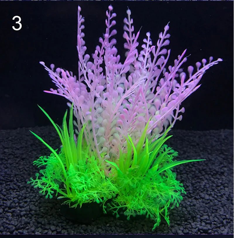 Wholesale Bulk Aquarium Artificial Decor Plants Simulation Water Weeds Ornament Fish Tank Plant Water Weeds Aquarium Grass Decoration 14cm - Furbury