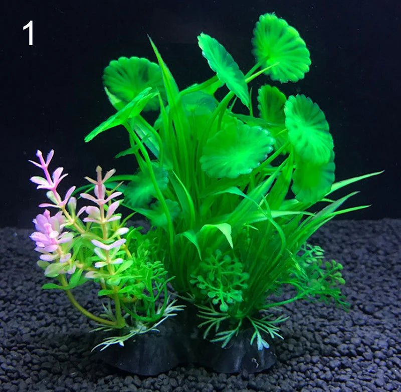 Wholesale Bulk Aquarium Artificial Decor Plants Simulation Water Weeds Ornament Fish Tank Plant Water Weeds Aquarium Grass Decoration 14cm - Furbury