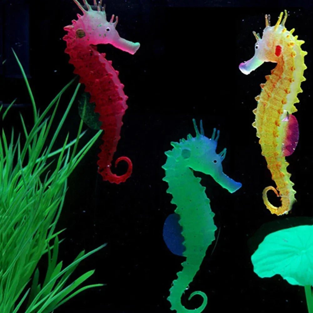 Wholesale Bulk Aquarium Artificial Luminous Lionfish Fish Tank Landscape Silicone Fake Fish Floating Glow In Dark Ornament Home Decoration - Furbury