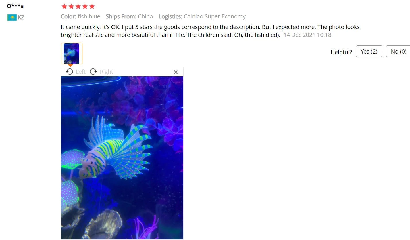 Wholesale Bulk Aquarium Artificial Luminous Lionfish Fish Tank Landscape Silicone Fake Fish Floating Glow In Dark Ornament Home Decoration - Furbury