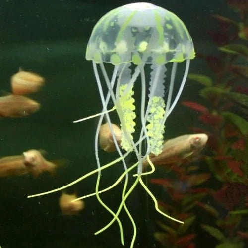 Wholesale Bulk Aquarium Artificial Luminous Lionfish Fish Tank Landscape Silicone Fake Fish Floating Glow In Dark Ornament Home Decoration - Furbury