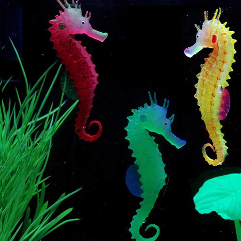 Wholesale Bulk Aquarium Artificial Luminous Lionfish Fish Tank Landscape Silicone Fake Fish Floating Glow In Dark Ornament Home Decoration - Furbury