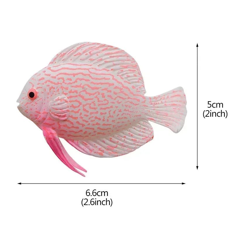 Wholesale Bulk Aquarium Artificial Luminous Lionfish Fish Tank Landscape Silicone Fake Fish Floating Glow In Dark Ornament Home Decoration - Furbury