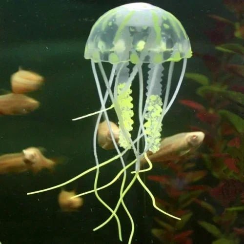 Wholesale Bulk Aquarium Artificial Luminous Lionfish Fish Tank Landscape Silicone Fake Fish Floating Glow In Dark Ornament Home Decoration - Furbury