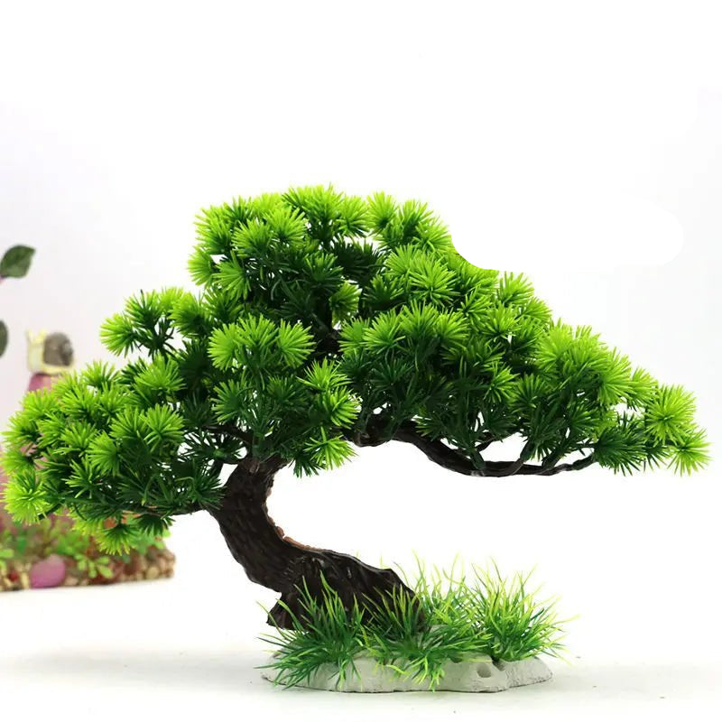 Wholesale Bulk Aquarium Ornaments Simulation Plants Fish Tank Landscaping Home Decorations Plastic Water Plants Flowers Trees Rocks Accessories - Furbury