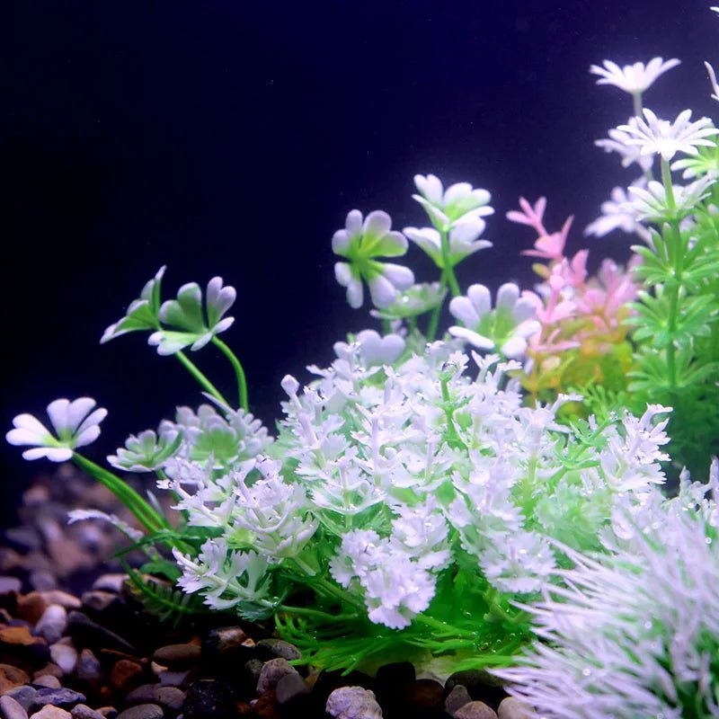 Wholesale Bulk Aquarium Plants Ornaments Plastic Simulation Artificial Water White Yellow Brown Red Grass Fish Tank Decoration Accessories - Furbury