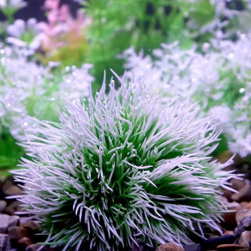 Wholesale Bulk Aquarium Plants Ornaments Plastic Simulation Artificial Water White Yellow Brown Red Grass Fish Tank Decoration Accessories - Furbury