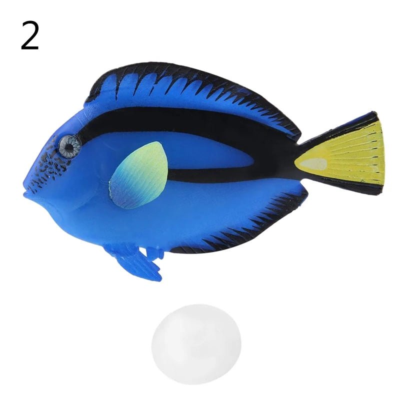 Wholesale Bulk Artificial Moving Fish Floating Silicone Fake Fish Aquarium Decorations - Furbury