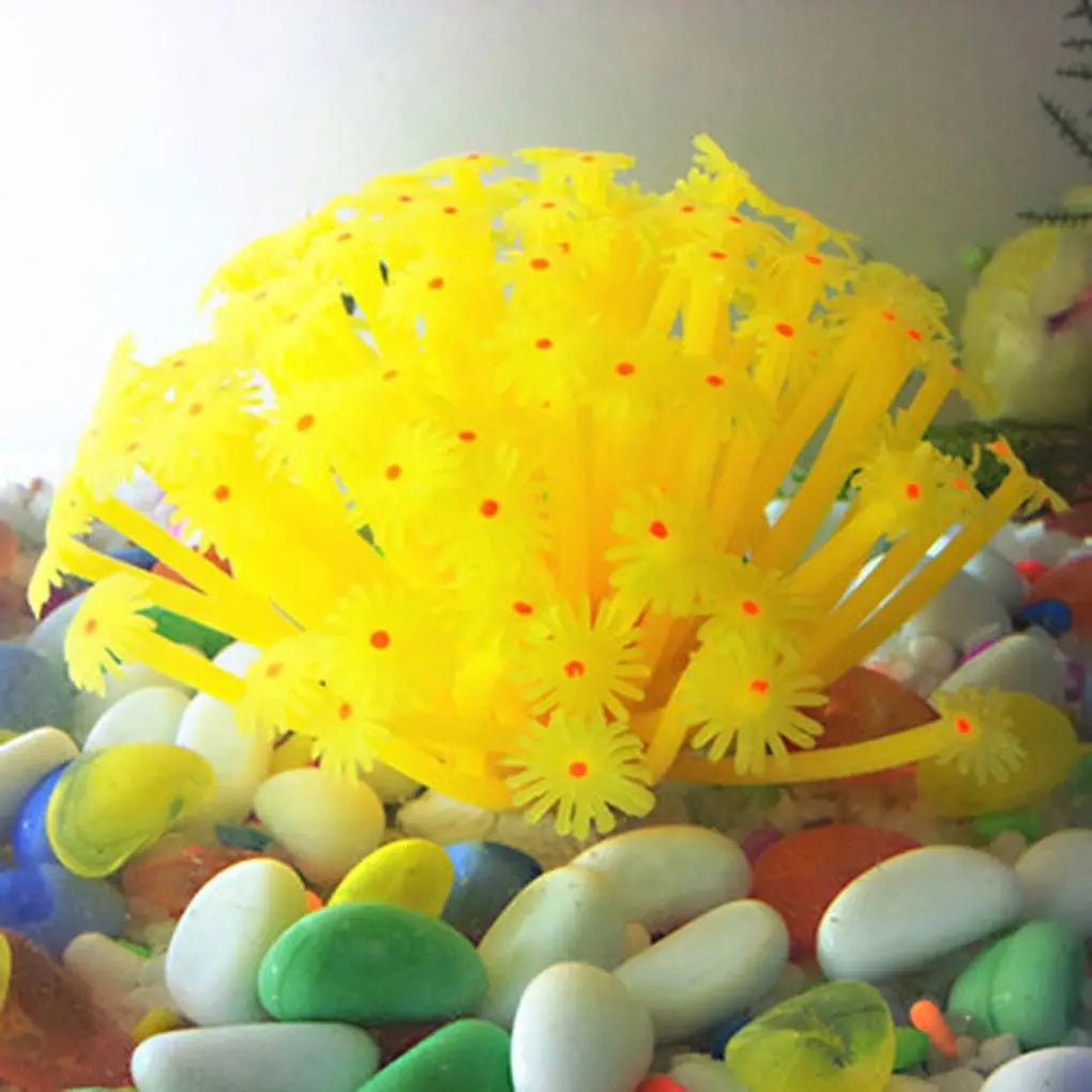 Wholesale Bulk Artificial Sea Anemone Aquarium Decoration Imitated Coral Ornaments Underwater Aquatic Decor For Fish Tank Aquarium Decoration - Furbury